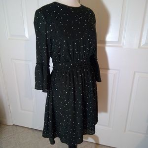 H&M Green Polka Dot Dress